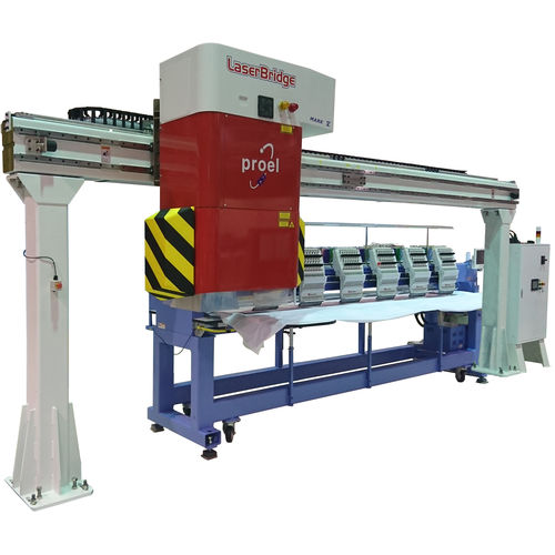 CO2-Laser-Schneidemaschine - LaserBridge - Proel TSI - für Textil / für Blech / PLC-gesteuert