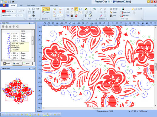 Programmiersoftware - FOCUSCUT X - Proel TSI - Grafik / für Schema-Design / für Laserbearbeitung