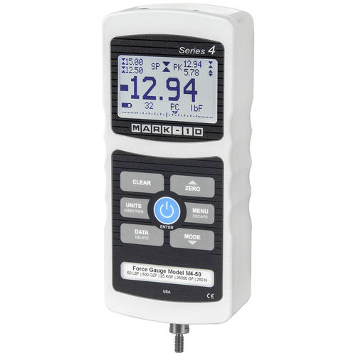 Digitaler Kraftmesser - M4 series - Mark-10 - tragbar / Zug- und Druckkraft / ergonomisch