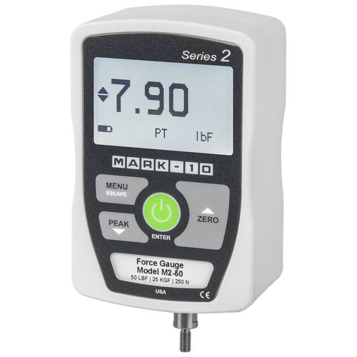 Digitaler Kraftmesser - M2 series - Mark-10 - robust / Zug- und Druckkraft / ergonomisch