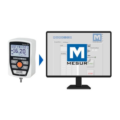 Datensammelsoftware - MESUR® Lite - Mark-10 - Analyse / Vergleich / für Messsysteme