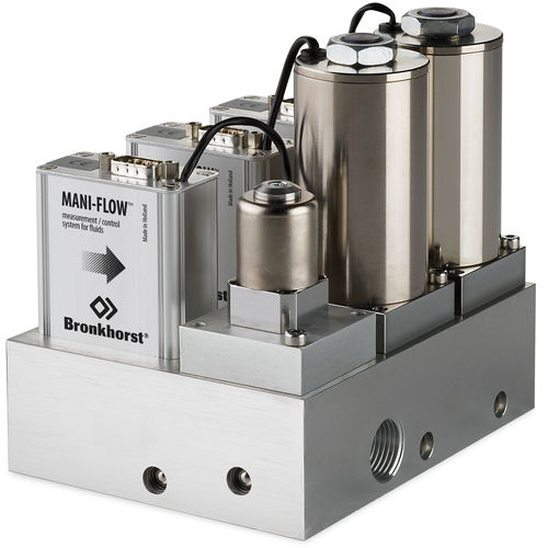 Massendurchflussregler - MANI-FLOW - Bronkhorst - pneumatisch / kompakt / Edelstahl