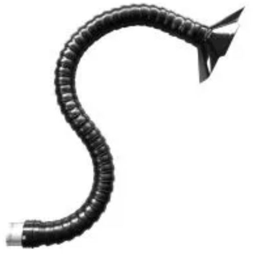 Mobiler Absaugarm - P13970 - DEPURECO INDUSTRIAL VACUUMS - festinstalliert / elastisch / Staub