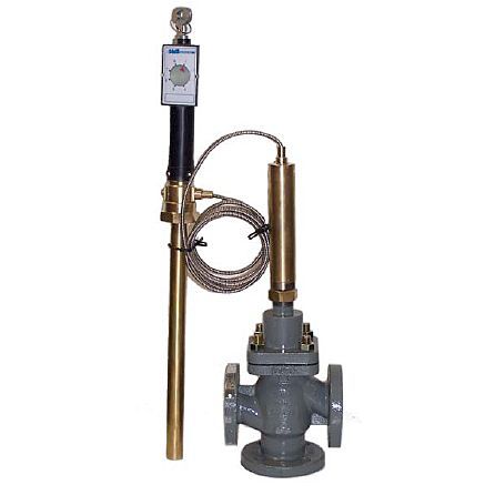 Elektroventil - TR 7300 series - RTK Regeltechnik Kornwestheim - Temperaturstell / für Gas / Flansch