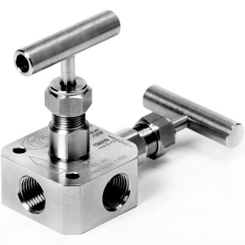 2-Wege-Verteilerblock - MB-1.2 series  - TECVAL, S.L. - Edelstahl / Absperr
