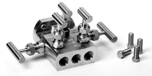 5-Wege-Verteilerblock - MB-2.5DT - TECVAL, S.L. - Edelstahl / Hochdruck