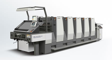 Druckmaschine per Rotogravur - ENTHRONE 26/29 - Komori - 5-Farben / 4-Farben / 2-Farben