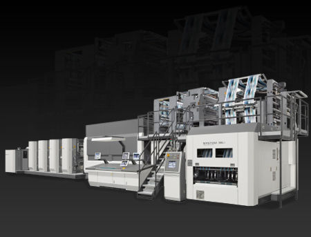 Drehbare Offsetpresse - SYSTEM 35S - Komori - für Papier