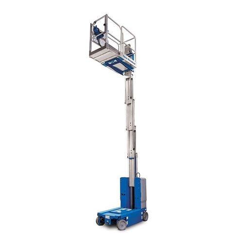 Mobile Hubmastbühne - Runabout® GR™-12 - Genie - elektrisch / Innen- und Außenbereich / für Lagerhallen