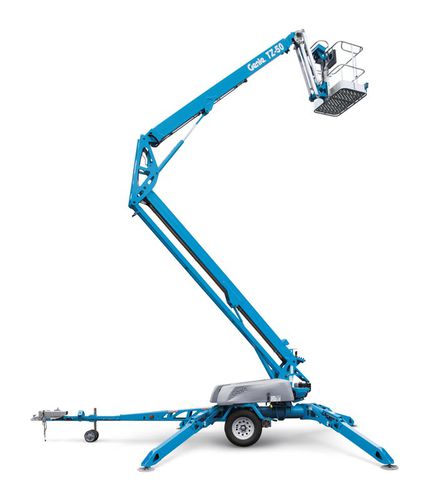 Gezogene Gelenkarbeitsbühne - TZ™-50 - Genie - pneumatisch / für Baustelle / kompakt