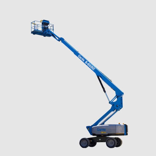 Teleskoparbeitsbühne auf Rädern - S®-60 DC - Genie - elektrisch / hydraulisch / Diesel