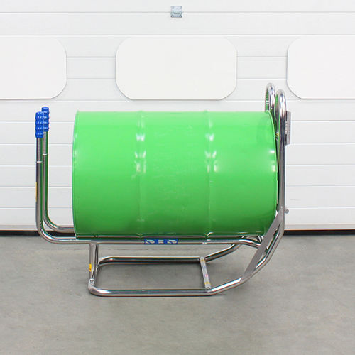 Manueller Fassheber - DCR02 - STS - Bespoke Handling Equipment - handbetrieben / Edelstahl / auf Gabelstapler montiert