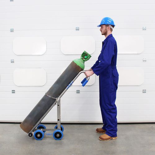 Gasflaschen Sackkarre - CTS01 - STS - Bespoke Handling Equipment - Edelstahl
