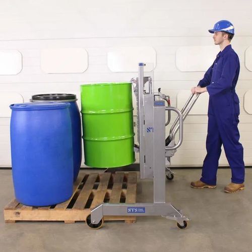 Hybrid-Fassheber - DTP04-R500-1250-SS - STS - Bespoke Handling Equipment - batteriebetrieben / manuell / Quer