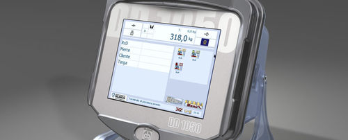Waagenterminal mit LCD-Grafikdisplay - DD 1050  - Soc Coop Bilanciai - mit Touchscreen / Benchtop / wandmontiert