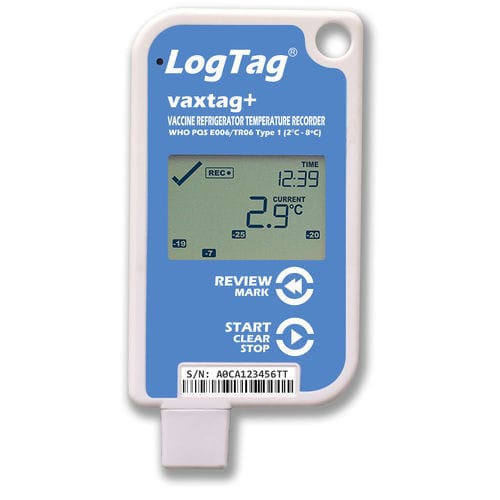 Temperatur-Datenlogger - VAXTAG+  - Logtag - USB / mit LCD-Display / zur Kontrolle