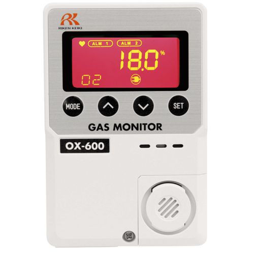 Gasdetektor - OX-600 - RKI Instruments - Sauerstoff / Diffusion / für Innenanwendung
