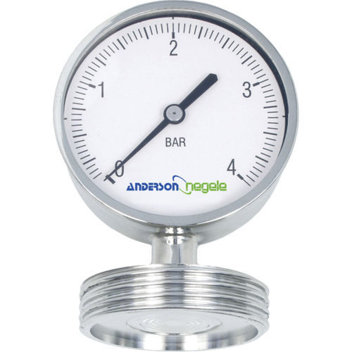 Relativdruckmanometer - EL  - Anderson-Negele | Negele Messtechnik GmbH - mit Zifferblatt-Anzeige / Edelstahl / Membran