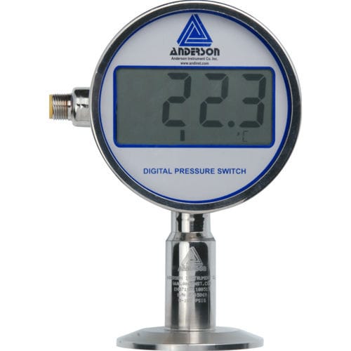 Relativdruckmanometer - EP - Anderson-Negele | Negele Messtechnik GmbH - mit LCD-Display / Edelstahl / elektronisch