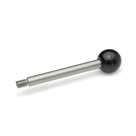 Steuerhebel mit Griff - GN 310 - Otto Ganter GmbH & Co. KG - Industrie / für Getriebe / Edelstahl