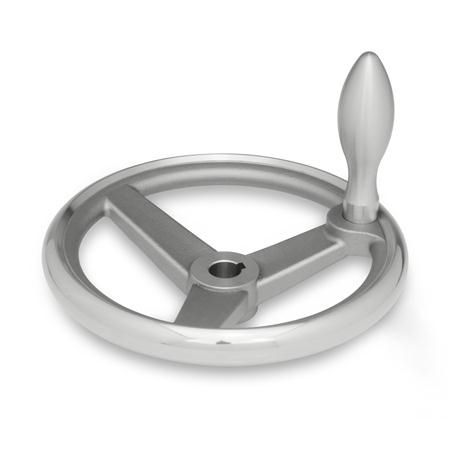 Handrad mit Speichen - GN 950.6 - Otto Ganter GmbH & Co. KG - Edelstahl