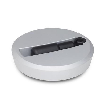 Handrad mit versenkbarem Griff - GN 923.3 - Otto Ganter GmbH & Co. KG - Massiv / Aluminium