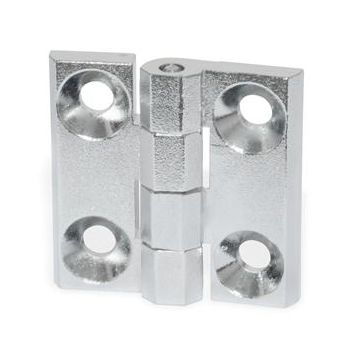 Flacher Scharnier - GN 237 - Otto Ganter GmbH & Co. KG - Aluminium / Zinkdruckguss / Einschraub