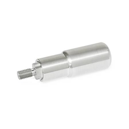 Rohrförmiger Griff - GN 798.4 - Otto Ganter GmbH & Co. KG - Tür / Edelstahl / Zylinder