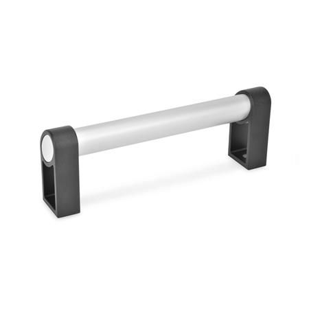 Rohrförmiger Griff - GN 335 - Otto Ganter GmbH & Co. KG - Aluminium / oval / ergonomisch