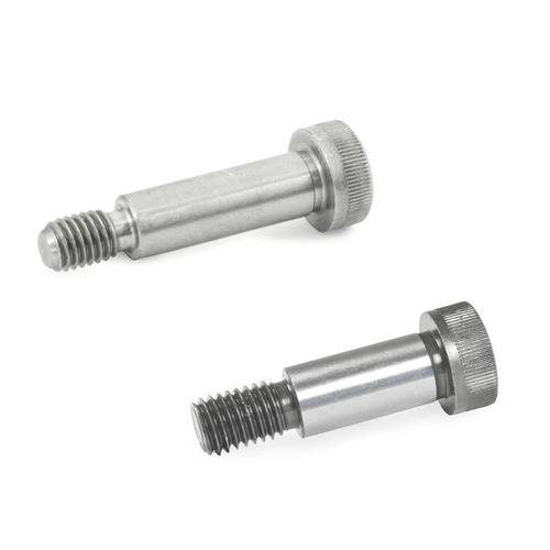 Gerändelte Schraube / Stahl - ISO 7379 - Otto Ganter GmbH & Co. KG - Edelstahl / Pass