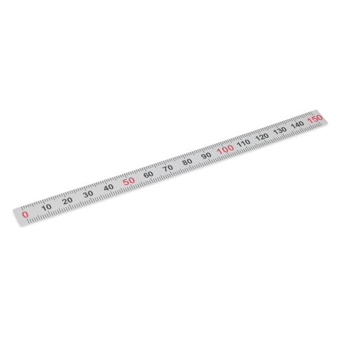 Selbstklebender Lineal - GN 711 - Otto Ganter GmbH & Co. KG - Edelstahl / mit abgerundeten Kanten
