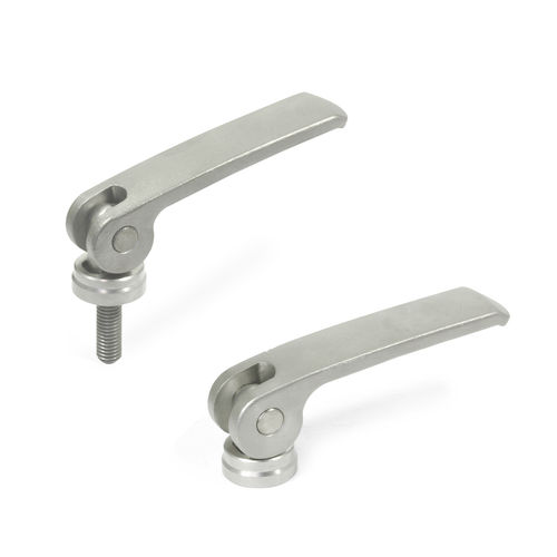 Edelstahl-Exzenterhebel - GN 927.7 - Otto Ganter GmbH & Co. KG - mit Innengewinde / mit Außengewinde / verstellbar