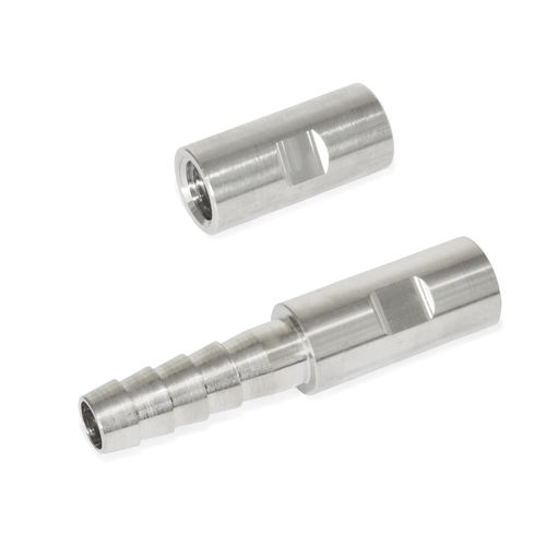 Innenadapter - GN 480.7 - Otto Ganter GmbH & Co. KG - außen gerillt / Schlauch / Edelstahl