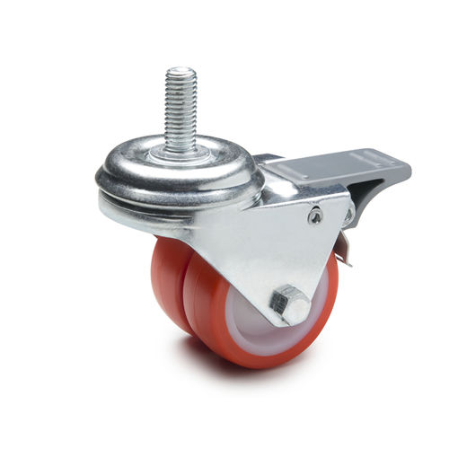 Lenkrolle - GN 22880 - Otto Ganter GmbH & Co. KG - Stangen / mit Grundplatte / Leichtlast