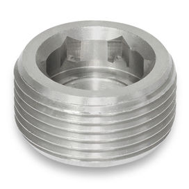 Verschlussstopfen - GN 252.5 - Otto Ganter GmbH & Co. KG - rund / Gewinde / Edelstahl