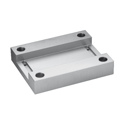 Gebohrte bearbeitete Stahlplatte - KR20/b1xl1xs1xb4xt1/Mat - HASCO