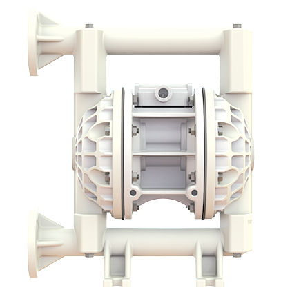 Doppelmembranpumpe - Versa-Matic - Polymer / Luft / mit Elektromotor
