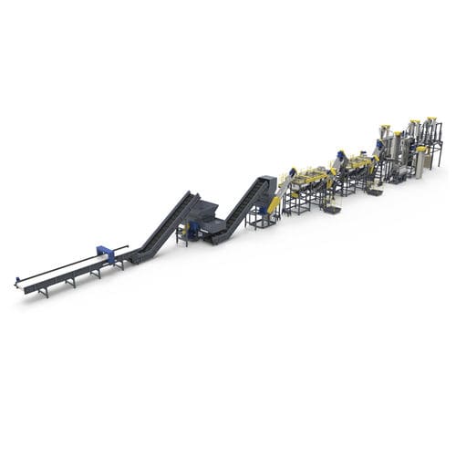 Recyclinganlage für HDPE - BORETECH - für LDPE / für Kunststofffolien / für PP