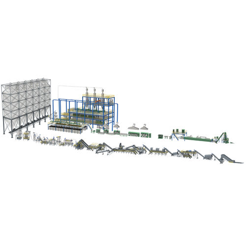 Vliesproduktionsanlage - 40TPD - BORETECH - für Zweikomponentenfasern / automatisch / kontinuierlich