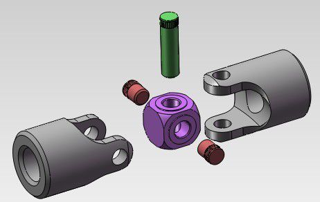 Einfaches Kreuzgelenk - PB  - Hangzhou DJ Machinery Co., Ltd. - kleinformatig