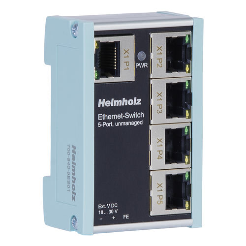 Ethernet-Switch / unmanaged - FLEXtra FLAT - Helmholz GmbH & Co. KG - 8 Ports / 5 Ports / 16 Ports