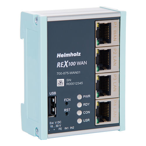 Router für Fernzugriff - REX 100 - Helmholz GmbH & Co. KG - für Kommunikation / Daten / Ethernet