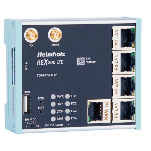 Daten-Router - REX 200 - Helmholz GmbH & Co. KG - Ethernet / Netzwerk / WAN