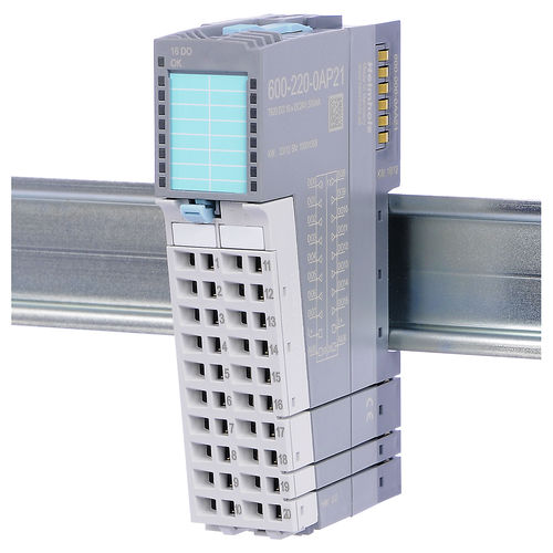 Digitales Ausgangsmodul - 600-220-0AP21 - Helmholz GmbH & Co. KG - 16 Digitalausgänge / Strom / Hutschienen
