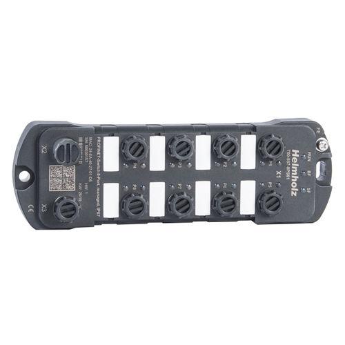 Ethernet-Switch / managed - FLEXtra  - Helmholz GmbH & Co. KG - 8 Ports / PROFINET / vertikal