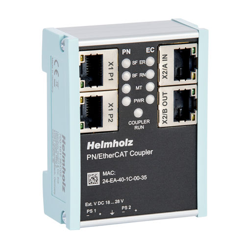 EtherCAT-Koppler - 700-161-3EC02 - Helmholz GmbH & Co. KG - PROFINET / E/A / Feldbus