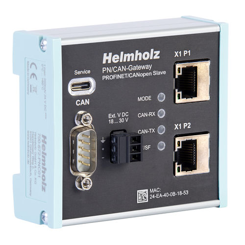 Gateway für Kommunikation - 700-672-PNC01 - Helmholz GmbH & Co. KG - Medien / USB / CAN-Bus