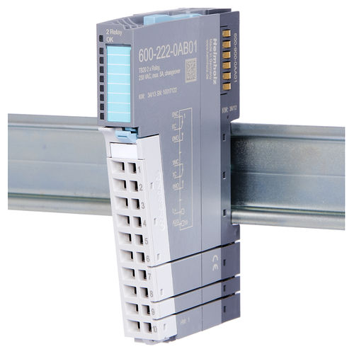Digitales Ausgangsmodul - 600-222-0AB01 - Helmholz GmbH & Co. KG - 2 A / 4 Digitalausgänge / mit Relais-Ausgang