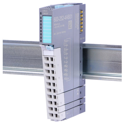 Analoges Eingangsmodul - 600-252-4AB01 - Helmholz GmbH & Co. KG - 4 Analogeingänge / 2 Analogeingänge / Frequenz