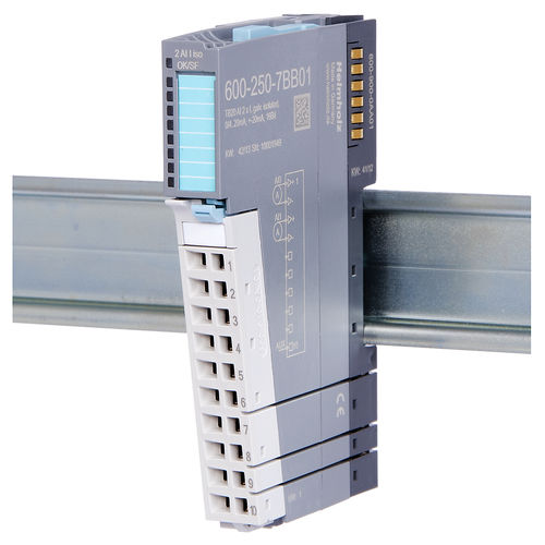 Analoges Eingangsmodul - 600-250-7BB01 - Helmholz GmbH & Co. KG - 8 Analogeingänge / 4 Analogeingänge / 2 Analogeingänge